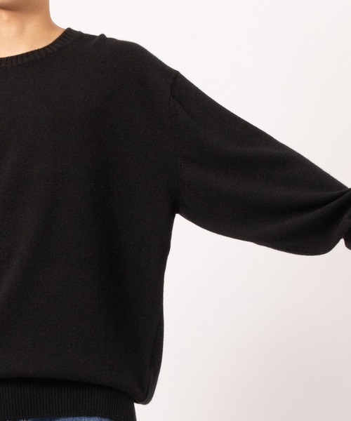 セーター ニット Cashmere Long Sleeve Knit T-shirt メンズの画像