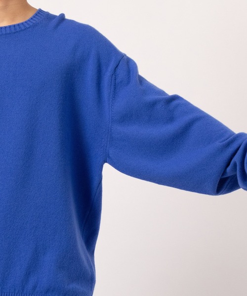 セーター ニット Cashmere Long Sleeve Knit T-shirt メンズの画像