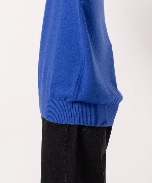 セーター ニット Cashmere Long Sleeve Knit T-shirt メンズの画像