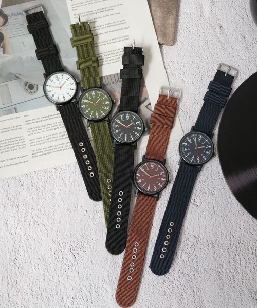 Port（ポート） 腕時計 「 」 ナイロンベルト アナログウォッチ