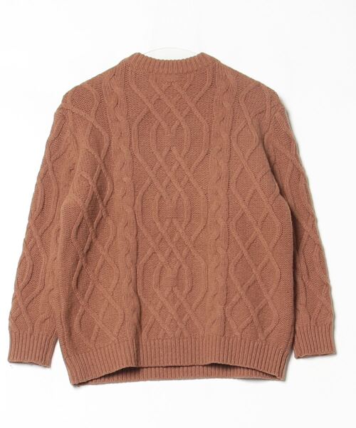 「DEMYLEE」 長袖ニット S ブラウン レディース_画像2