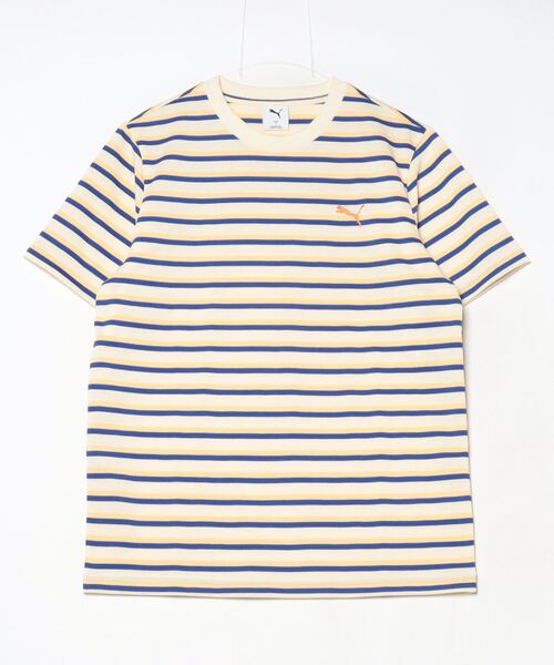 PUMA ストライプTシャツ XL PUMA tシャツ プーマ SUMMER SS ストライプ Tシャツ_ メンズ