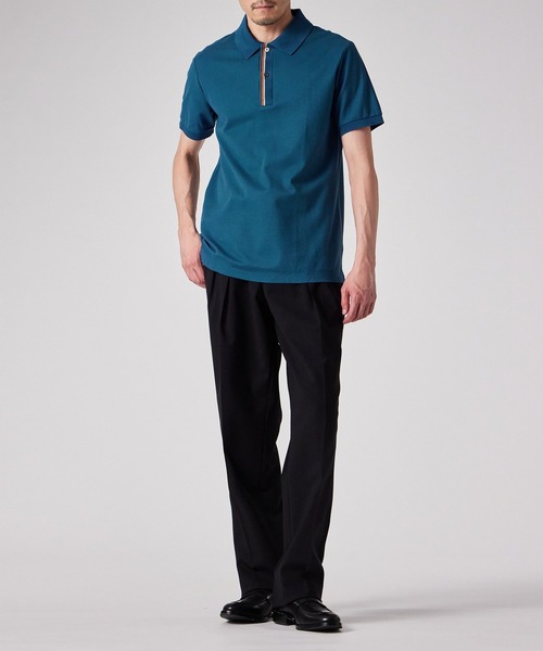 セール 海外 Paul Smith 958PP 153562 / シグネチャーストライプ ポロシャツ 和楽器