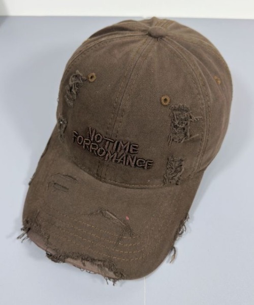 FreeZone キャップ 帽子 ダメージ加工キャップ メンズ