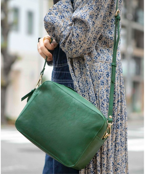 ショルダーバッグ バッグ 4Way TIDY BOX ベジタブルタンニンレザー