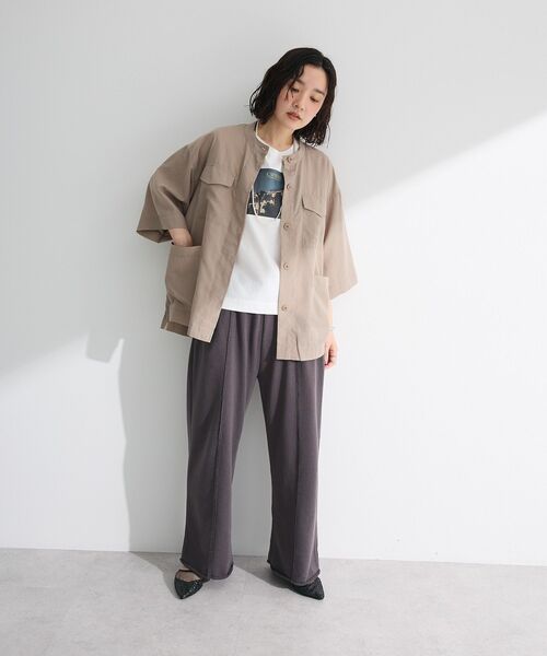Green Parks tシャツ ノースリーブフォトプルオーバー