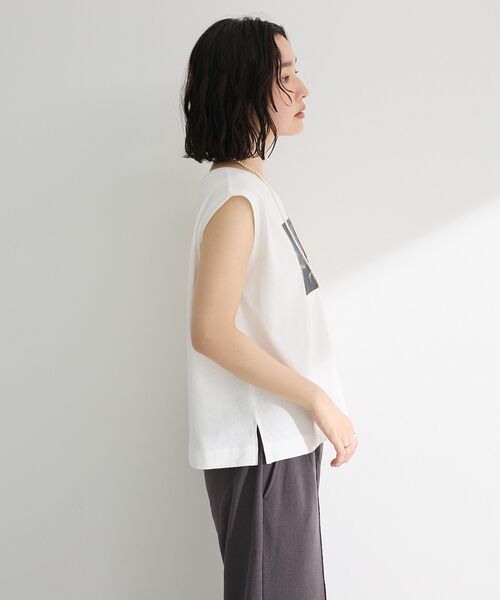 Green Parks tシャツ ノースリーブフォトプルオーバー
