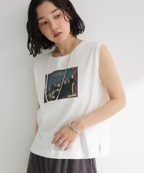 Green Parks tシャツ ノースリーブフォトプルオーバー