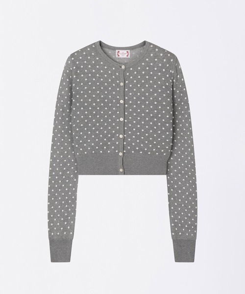 SCULPTOR カーディガン Polka Dot Cardigan レディース