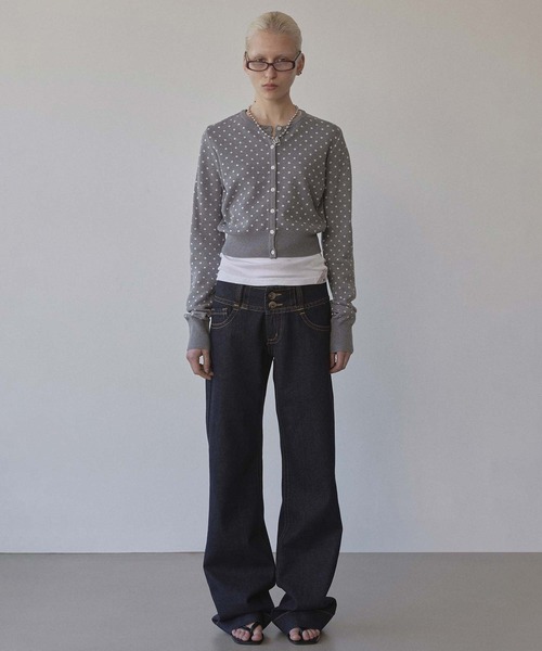 SCULPTOR カーディガン Polka Dot Cardigan レディース