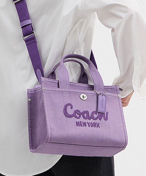 コンパクトで可愛い♡【Coach】2way  カーゴトート26 COACH トートバッグ カーゴ トート バッグ 26 レディース
