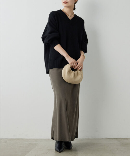 GALLARDAGALANTE（ガリャルダガランテ） Vネックニット FREE ブラック