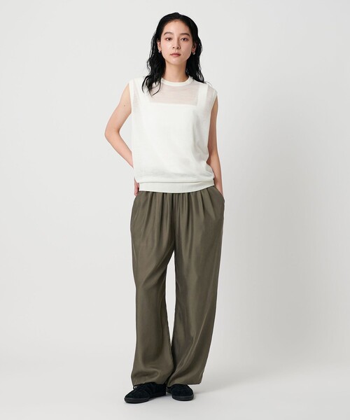BEAUTY＆YOUTH UNITED ARROWS パンツ タックギャザー ワイド