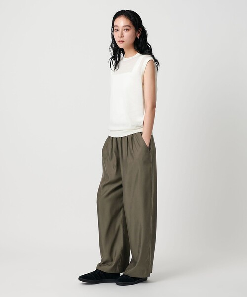 BEAUTY&YOUTH UNITED ARROWS ワイドタックパンツ タックワイドパンツ