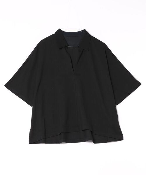 tシャツ 「Scrap Book」スキッパーワイドカットソー レディース