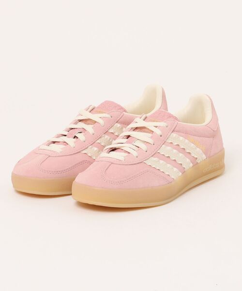 adidas Gazelle INDOOR Wパープル/イエロー スニーカー adidas