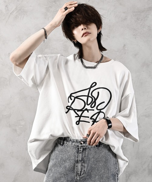 「ADRER」 半袖Tシャツ MEDIUM ホワイト メンズ