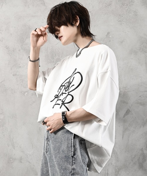 「ADRER」 半袖Tシャツ MEDIUM ホワイト メンズ