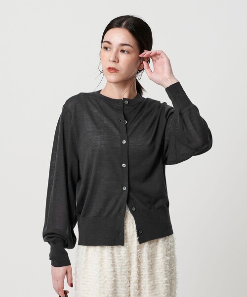 ほっけ 　BEAUTY&YOUTH 黒 カーディガン BEAUTY＆YOUTH UNITED ARROWS カーディガン ウールナイロン