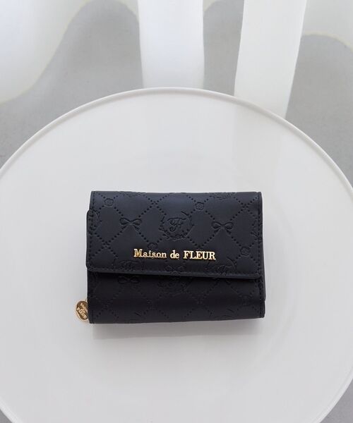 Maison de FLEUR 財布 Maison de FLEUR 財布 カラーモノグラムウォレット レディース
