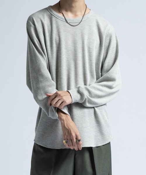 Casper John（キャスパージョン） tシャツ Layered thermal/レイヤード