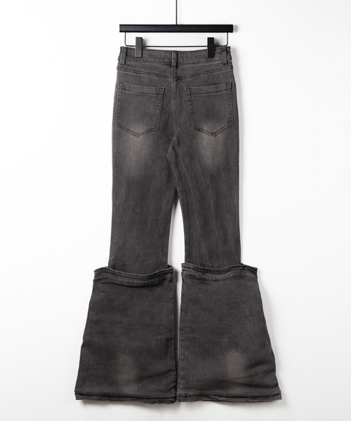 [me+em select] обработка Denim брюки SMALL черный женский 