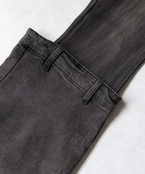 [me+em select] обработка Denim брюки SMALL черный женский 