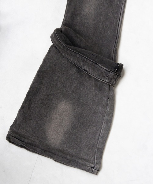 [me+em select] обработка Denim брюки SMALL черный женский 