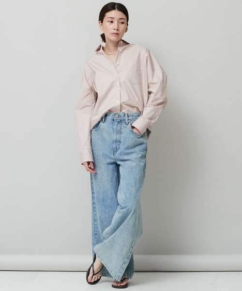 「Curensology」 加工デニムパンツ 40 ブルー レディース