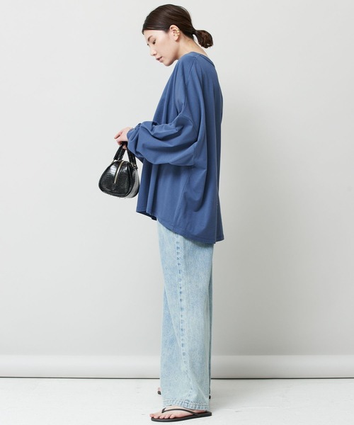 「Curensology」 加工デニムパンツ 40 ブルー レディース