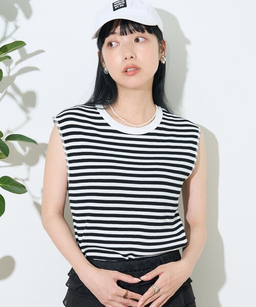 FREAK'S STORE（フリークスストア） ノースリーブトップス フリ