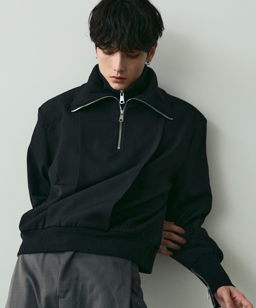 Shoowtime（ショウタイム） Short-Length Half-Zip Blouson / ショート