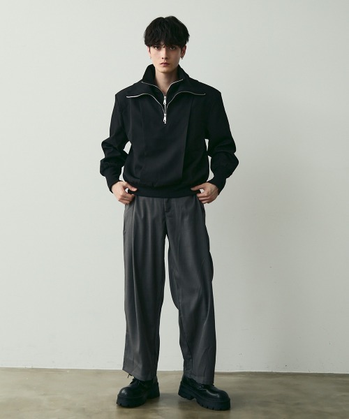 Shoowtime（ショウタイム） Short-Length Half-Zip Blouson / ショート