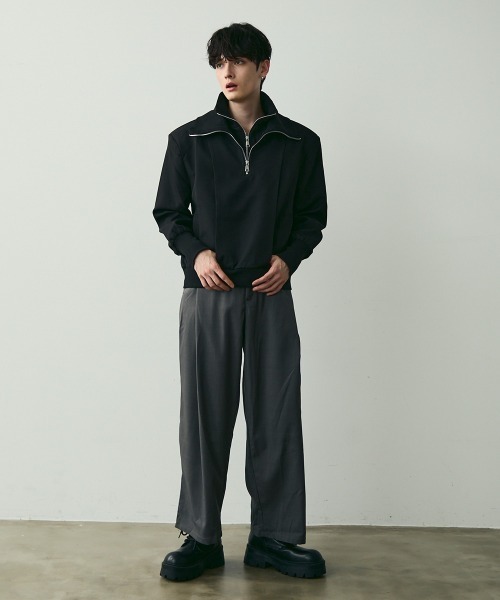 Shoowtime（ショウタイム） Short-Length Half-Zip Blouson / ショート