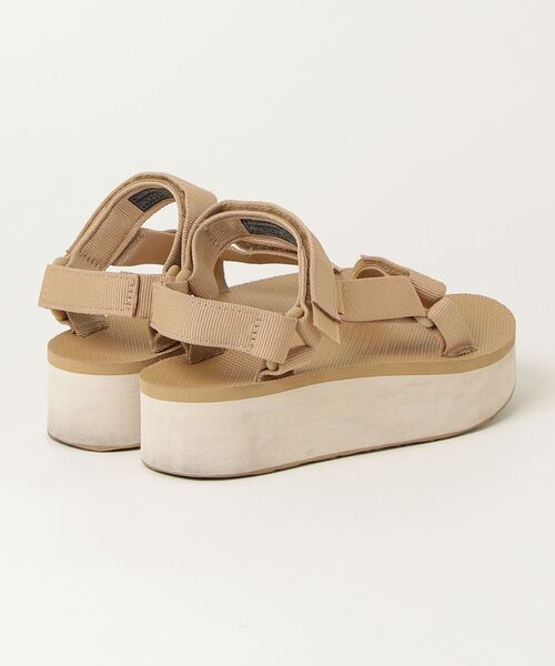 「Teva」 フラットサンダル 22cm ベージュ レディース_画像2
