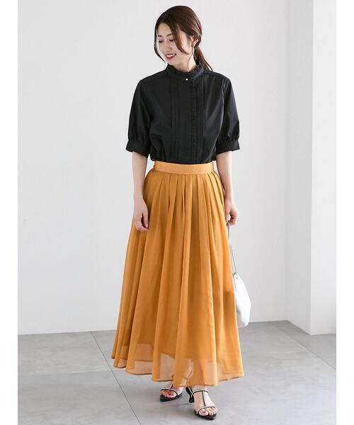 「Te chichi」 半袖ブラウス F ブルー レディース_画像9