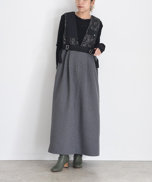 Eimee Law（エイミーロウ） ジャンパースカート 4TEXダブルベルト