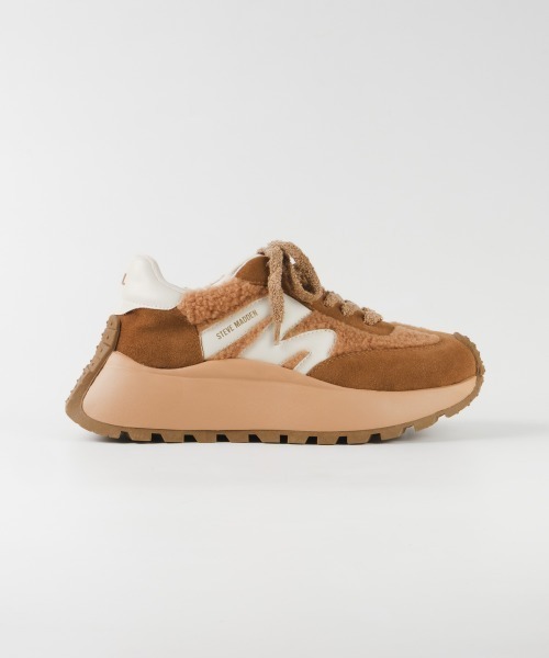 STEVE MADDEN（スティーブ・マデン） スニーカー スエードファー厚底