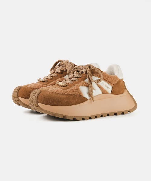 STEVE MADDEN（スティーブ・マデン） スニーカー スエードファー厚底
