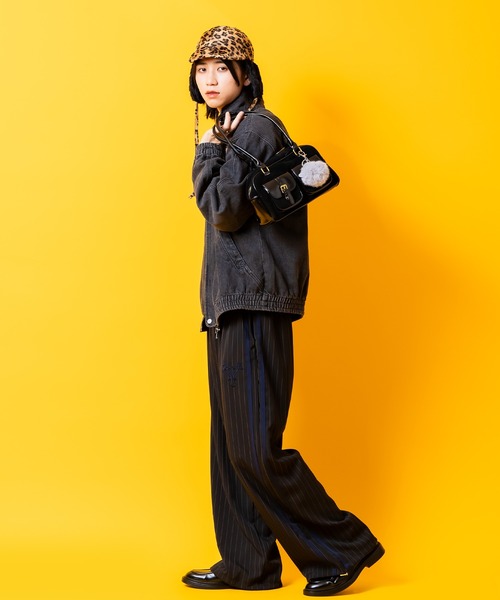 ボストンバッグ an meets zakka ベルベットロングハンドルミニボストン