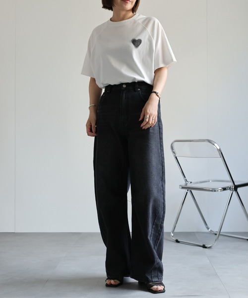 「ap retro」 半袖Tシャツ FREE アイボリー レディース_画像9