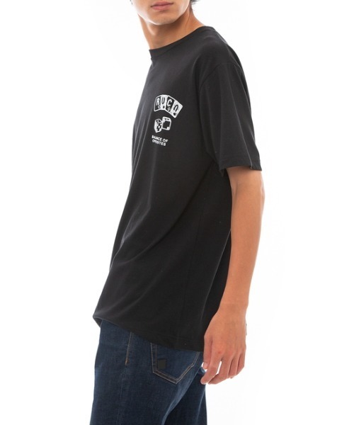 「RVCA」 半袖Tシャツ LARGE ブラック メンズ_画像8