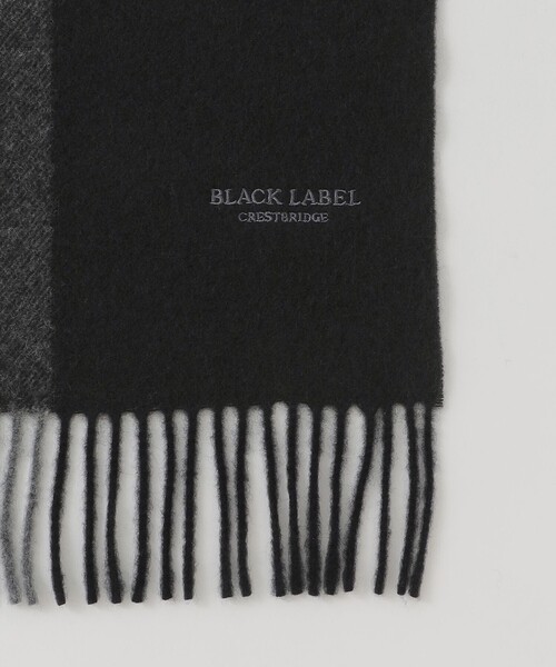 新品 定価2.9万円 BLACK LABEL CRESTBRIDGE マフラー クレストブリッジチェックカシミヤマフラー（マフラー/ストール