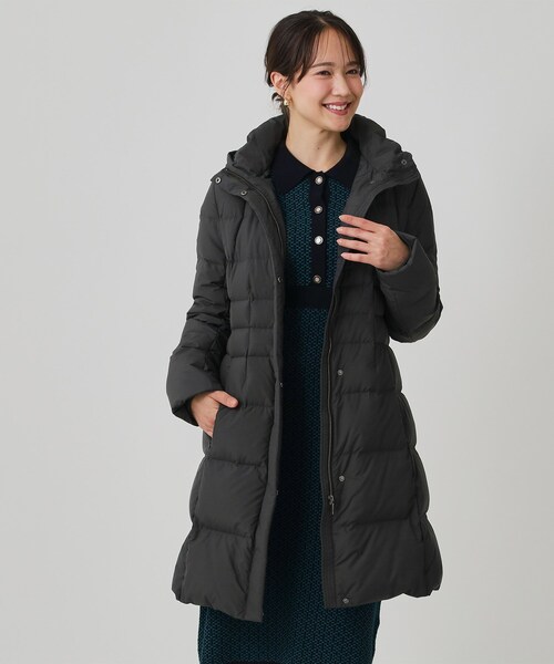 ★タグ付き★ダウン ジャケットコート 定価78,000円 滝沢眞規子さん着用/VERY12月号掲載】シレータフタ コンパクト ダウン