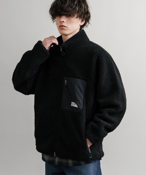 FIRST DOWN（ファーストダウン） ブルゾン アウター BOA FLEECE JKT