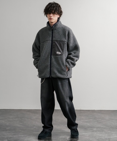 FIRST DOWN（ファーストダウン） ブルゾン アウター BOA FLEECE JKT