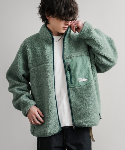 FIRST DOWN（ファーストダウン） ブルゾン アウター BOA FLEECE JKT