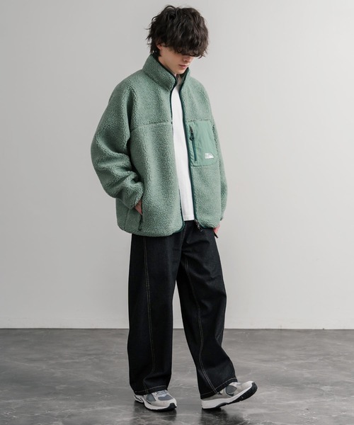 FIRST DOWN（ファーストダウン） ブルゾン アウター BOA FLEECE JKT
