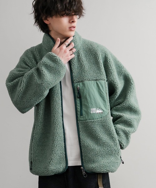 FIRST DOWN（ファーストダウン） ブルゾン アウター BOA FLEECE JKT