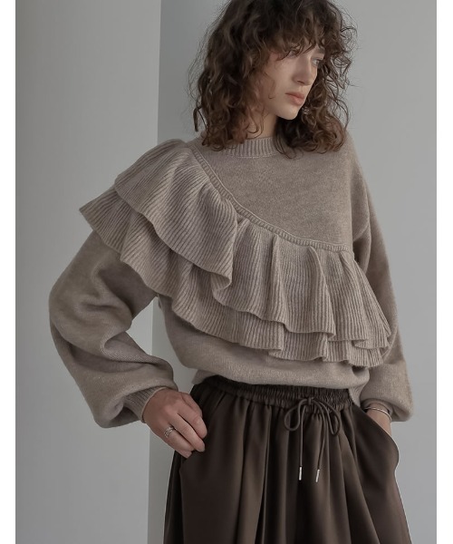 Re:EDIT（リエディ） ニット セーター 「2025AW COLLECTION」アシメ